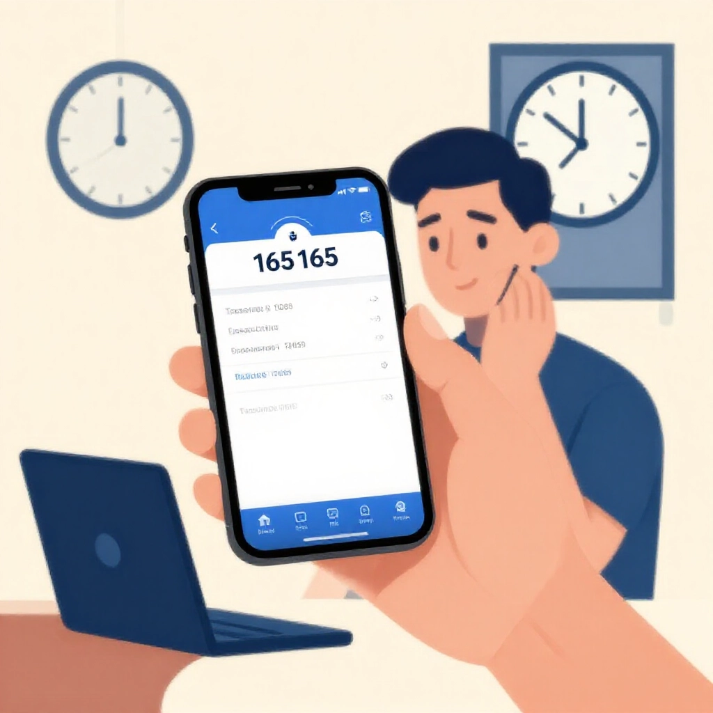 人急撥165專線截圖轉帳細節,深夜時鐘銀行App開啟,緊急凍結資金概念插圖