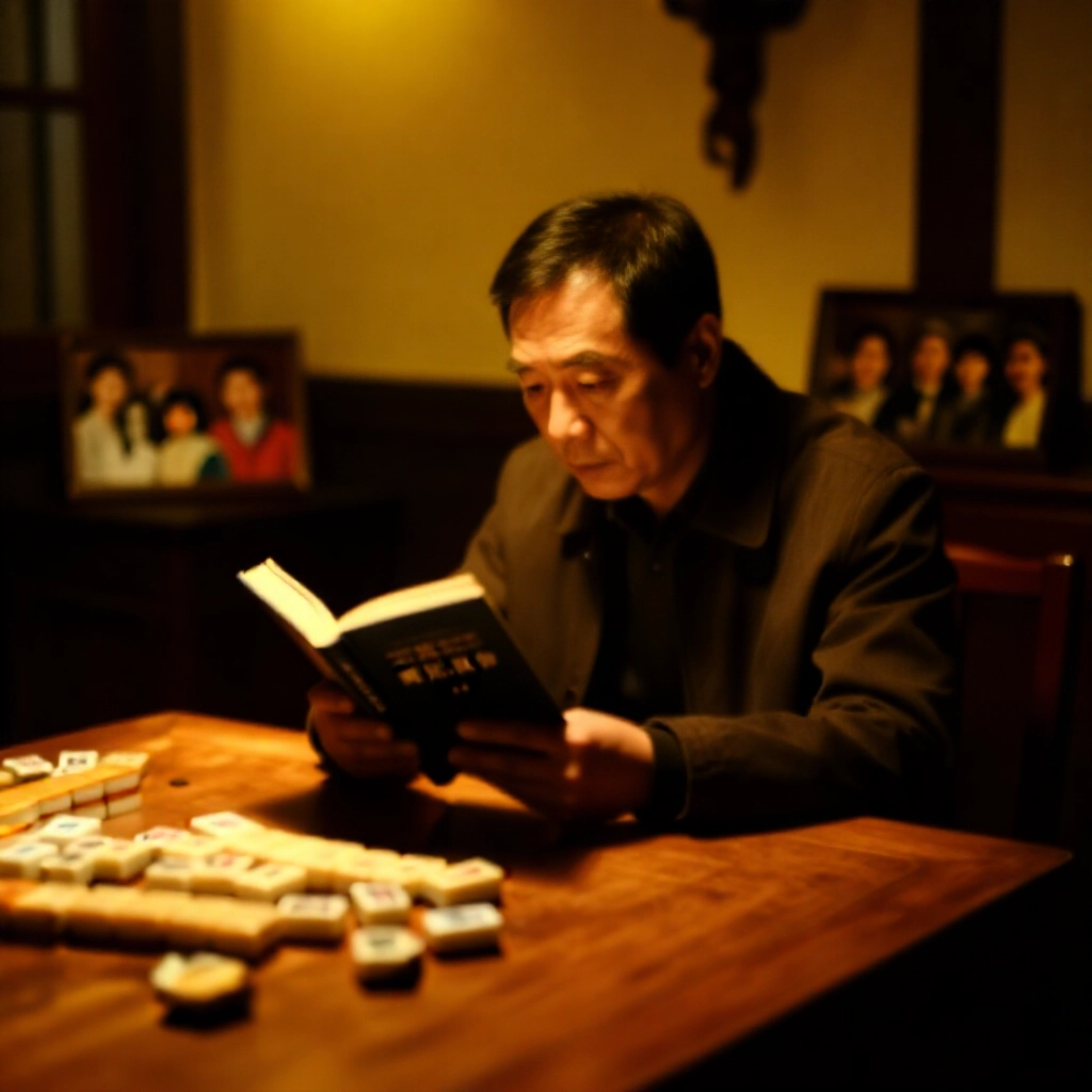 夜晚年輕男子坐在床上，手持智慧手機顯示線上投注畫面，螢幕光芒照亮擔憂臉龐，暗室背景有筆電與信用卡，營造數位賭博懸疑氛圍